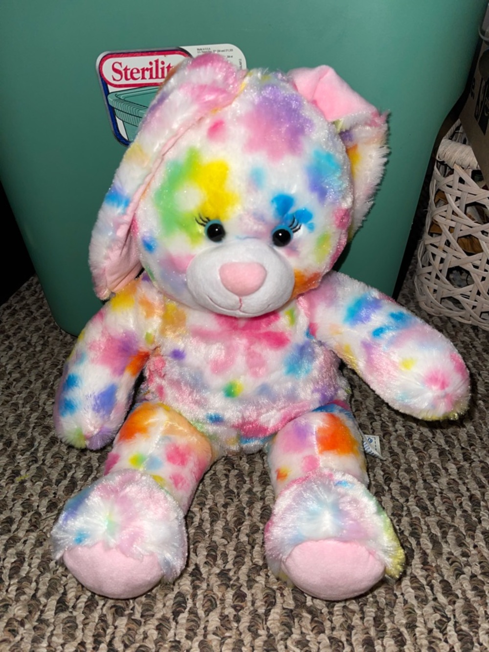 Floral Build a Bear Bunny Plush